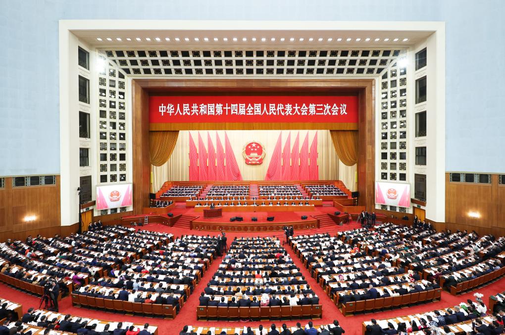 全国人大代表、盐津铺子董事长张学武出席十四届全国人大三次会议开幕会 全国人大代表、盐津铺子董事长张学武出席十四届全国人大三次会议开幕会