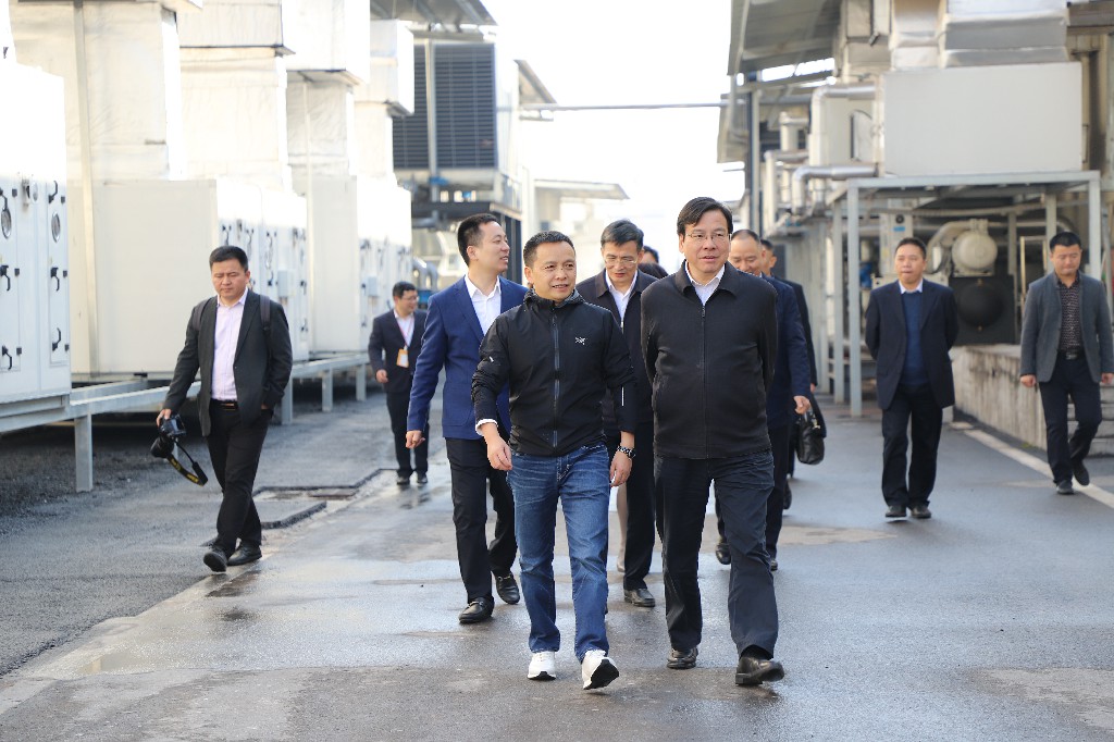 省政协副主席、省工商联主席张健来盐津铺子调研